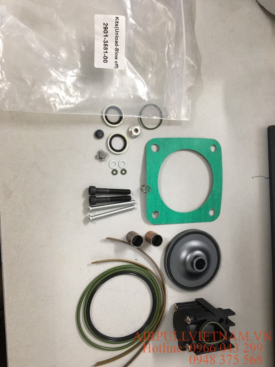 Bộ kít van hút / Minimum pressure valve kit/ Service kít 2901358100