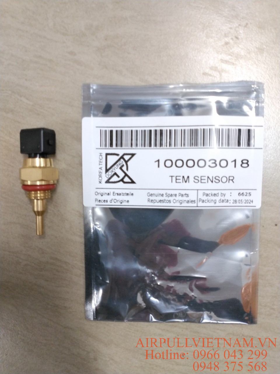 Cảm biến nhiệt độ/ temperature sensor/ Thiết bị đo nhiệt độ 100003018