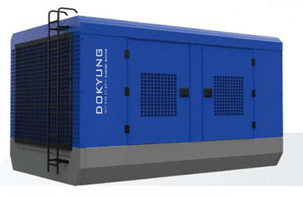 MÁY NÉN KHÍ TRỤC VÍT CỐ ĐỊNH CHẠY BẰNG DẦU DIESEL DÙNG CHO GIÀN KHOAN