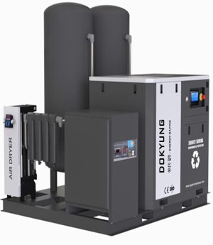 MÁY NÉN KHÍ TRỤC VÍT LASER GẮN TRÊN ĐẾ DOKYUNG